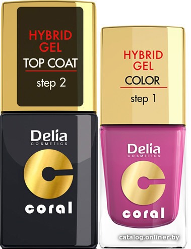 

Гель-лак Delia Hybrid Color Gel 2 в 1 (тон 23)