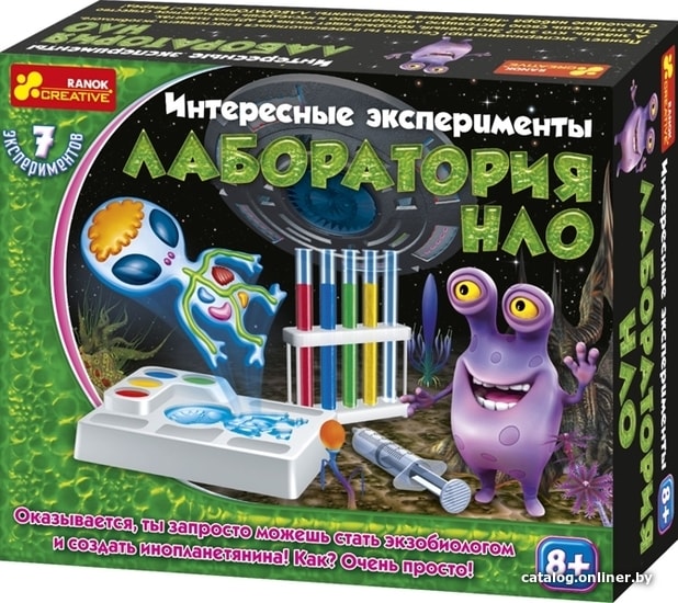 

Набор для опытов Ranok-Creative Лаборатория НЛО 12114078Р