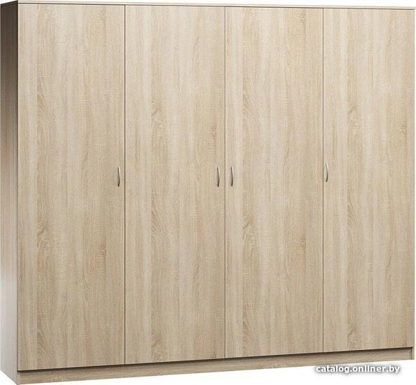 

Шкаф распашной Woodcraft Лайт-4-240-210 без зеркал 4 двери (дуб сонома)