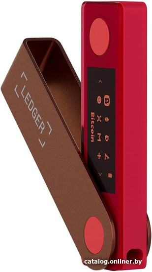 

Аппаратный криптокошелек Ledger Nano X (рубиновый красный)