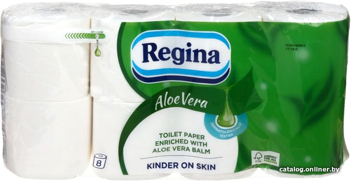 

Туалетная бумага Regina Aloe Vera (8 рулонов)