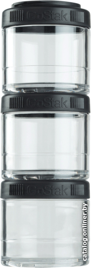 

Набор контейнеров Blender Bottle GoStak Tritan BB-G100-BLACK