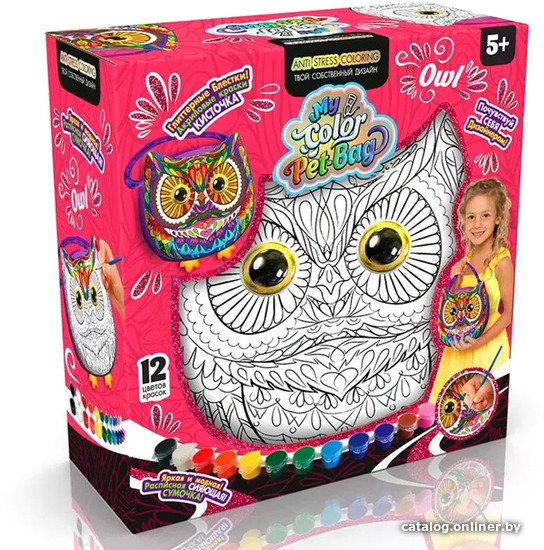 

Набор для рисования Danko Toys My Color Bag Сумка-раскраска. Сова CPB-01-01