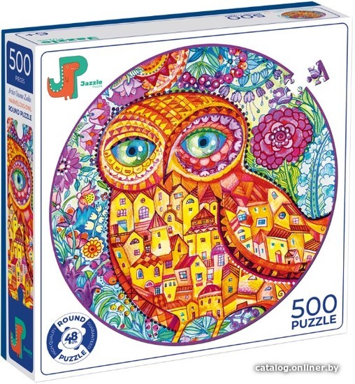 

Пазл Jazzle Puzzle Дивная сова P1004 (500 эл)