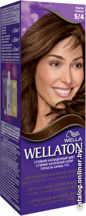 

Крем-краска для волос Wella Wellaton 5/4 каштан