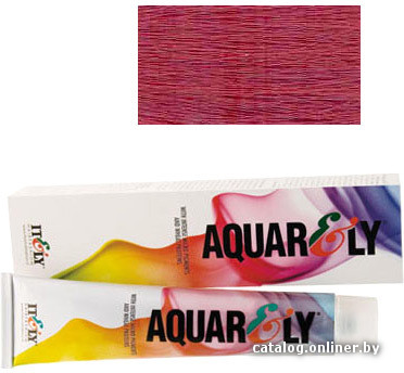 

Крем-краска для волос Itely Hairfashion Aquarely Color Cream 7P пурпурно-красный средне-русый
