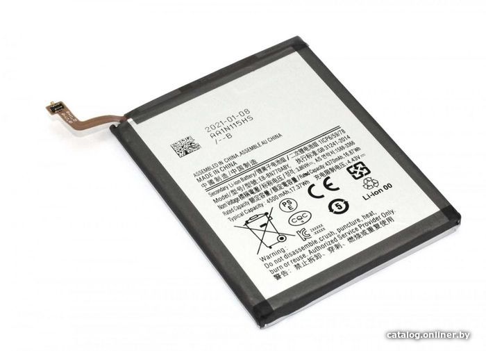

Аккумулятор для телефона RageX EB-BN770ABY для Samsung Galaxy Note 10 Lite (N770F), 4500мАч
