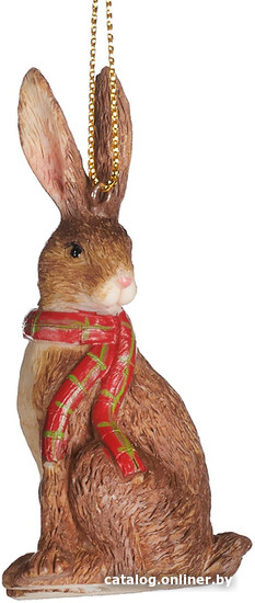 

Елочная игрушка Goodwill Xmas 2023 Заяц в шарфике MC 38016-2