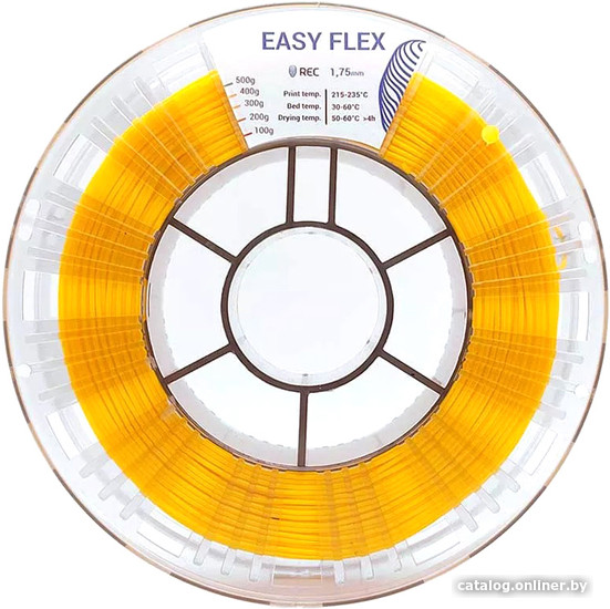 

Пластик REC Easy Flex 1.75 мм 500 г (желтый)