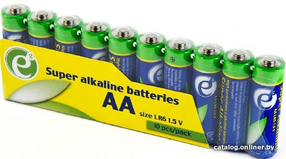 

Батарейка Gembird Super Alkaline AA 10 шт. EG-BA-AASA-01