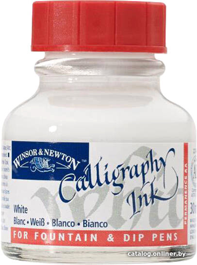 

Тушь художественная Winsor & Newton 1110702 (30 мл, белый)
