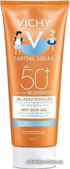 

Крем солнцезащитный Vichy Capital Soleil Wet Skin Gel SPF50+ 200 мл