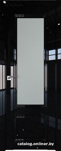 

Межкомнатная дверь ProfilDoors 2.103L 70x200 (черный люкс, стекло матовое)