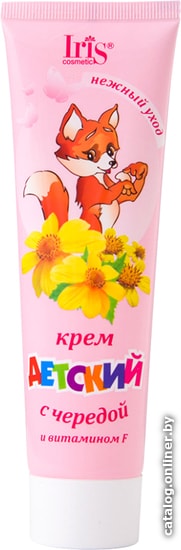 

Крем детский Iris Cosmetic С чередой и витамином F 100 мл