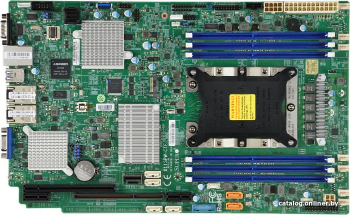 

Материнская плата Supermicro MBD-X11SPW-CTF-O