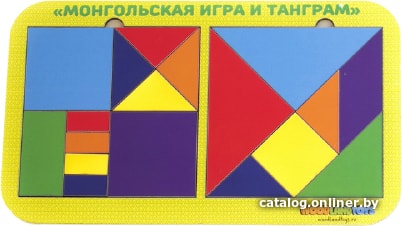 

Мозаика/пазл WoodLand Toys Монгольская игра и танграм 83308