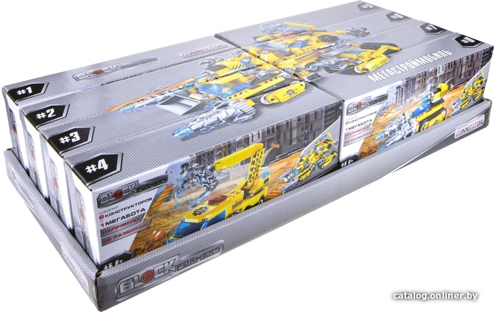 

Конструктор 1toy Blockformers T18964 Мегастроймобиль (комплект 8 шт)