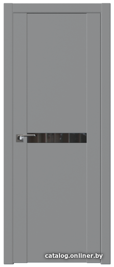 

Межкомнатная дверь ProfilDoors 2.01U 70x200 (манхэттен, стекло черный лак)