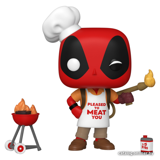 

Фигурка Funko Bobble Marvel Deadpool 30th Backyard Griller Deadpool 54652