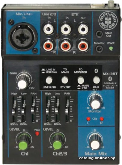 

Микшерный пульт Topp Pro TP MXi3BT