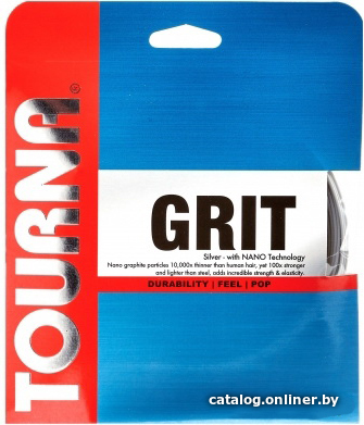 

Струна для теннисной ракетки Tourna Grit GRIT-17-S (серый)