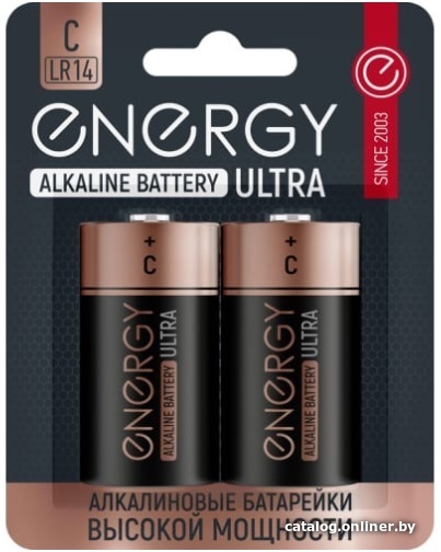 

Батарейка Energy Ultra LR14/2B (С) 104982