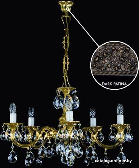 

Подвесная люстра ArtGlass Alice V. Dark Patina Sp