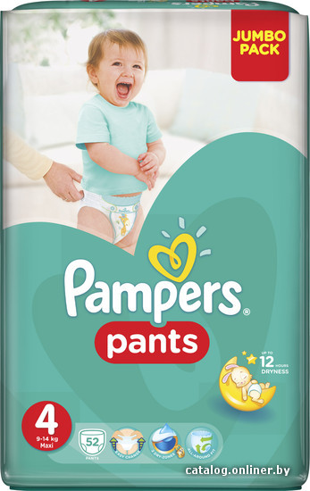 

Трусики-подгузники Pampers Pants 4 Maxi (52 шт)