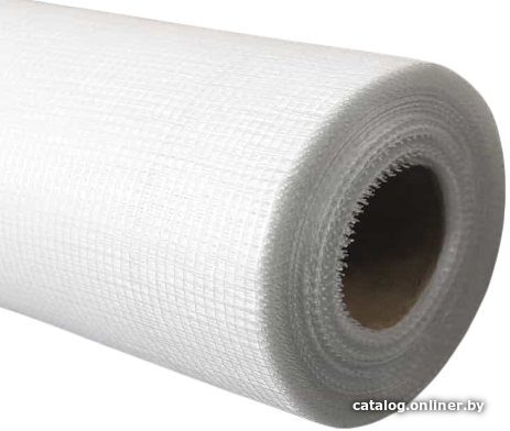 

Строительная сетка Сетка стеклотканевая малярная 2х2 55г/кв.м (1x50 м, белый)