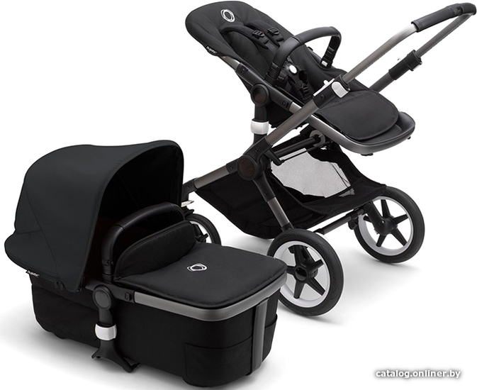 

Универсальная коляска Bugaboo Fox 3 (2 в 1, graphite/midnight black)