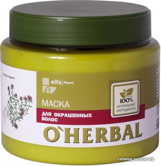 

Elfa Pharm O'Herbal для окрашенных волос с экстрактом чабреца 500 мл