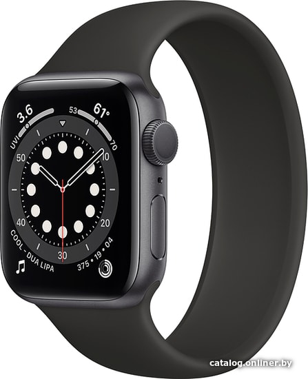 

Умные часы Apple Watch Series 6 40 мм (алюминий серый космос/черный)