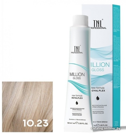 

Крем-краска для волос TNL Professional Million Gloss 10.23 100 мл
