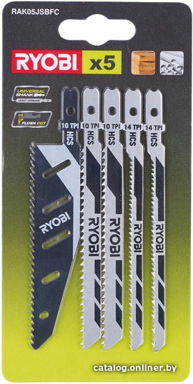 

Набор пильных полотен Ryobi RAK05JSBFC (5132002697)
