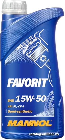 

Моторное масло Mannol Favorit 15W-50 1л
