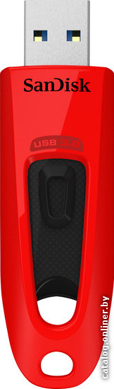

USB Flash SanDisk Ultra USB 3.0 32GB (красный) [SDCZ48-032G-U46R]