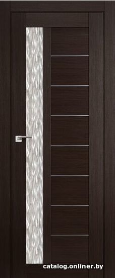 

Межкомнатная дверь ProfilDoors 37X 70x200 (венге мелинга/стекло дождь белый)