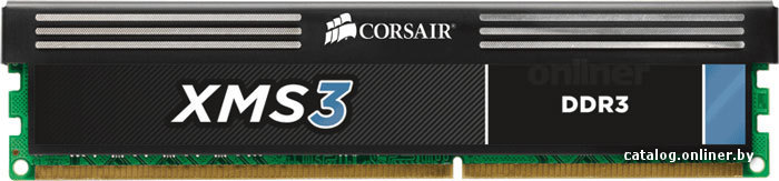 

Оперативная память Corsair XMS3 4GB DDR3 PC3-10600 (CMX4GX3M1A1333C9)