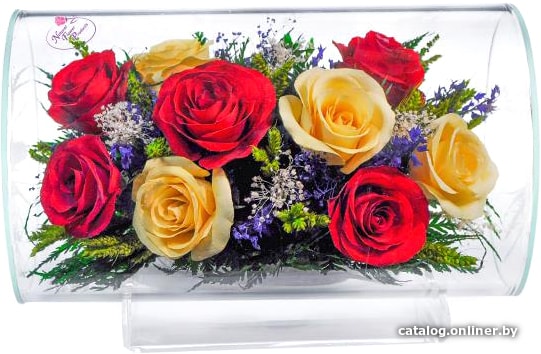 

Цветы, букеты Natural Flower Products Композиция из красных и белых роз ASY5j4