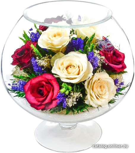 

Цветы, букеты Natural Flower Products Композиция из белых и розовых роз NQY5j