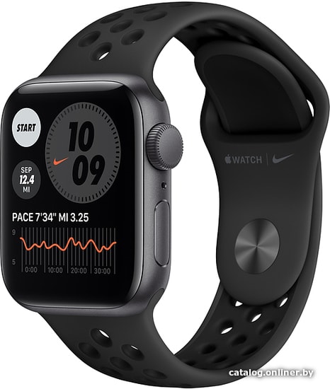 

Умные часы Apple Watch SE Nike 40 мм (алюминий серый космос/антрацит)