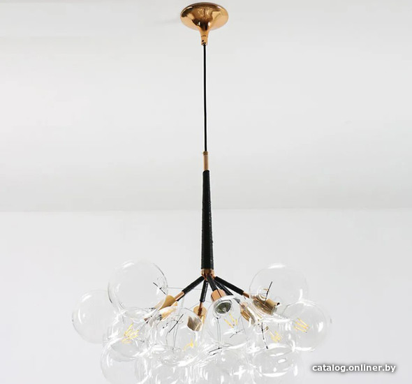 

Подвесная люстра ImperiumLoft Lovely Bubble Chandelier From Pelle Gold/Black 208353-26