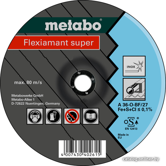 

Шлифовальный круг Metabo 616610000