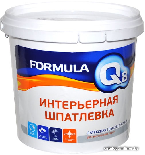 

Шпатлевка Formula Q8 Интерьерная 3 кг