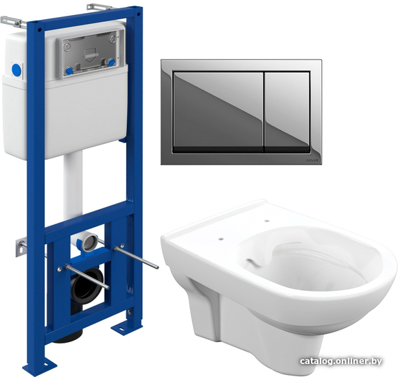 

Унитаз Cersanit City New Clean On MZ-CITY-COn + IN-MZ-LINK PRO + P-BU-ENT/Cg