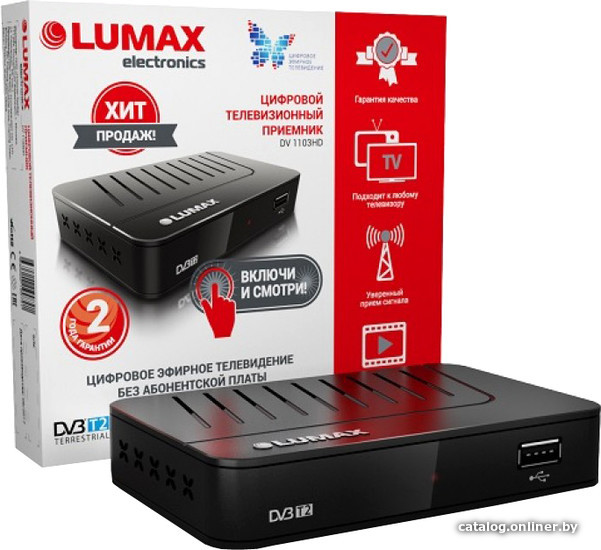 

Приемник цифрового ТВ Lumax DV1103HD