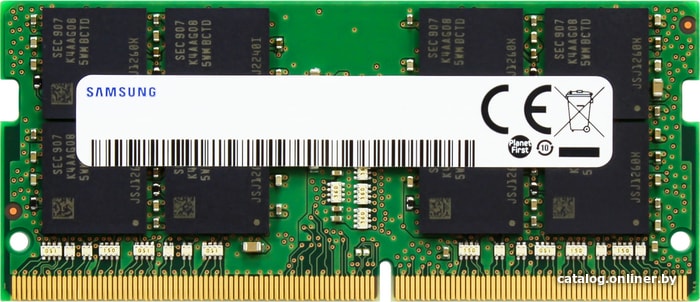 

Оперативная память Samsung 8GB DDR4 SODIMM PC4-25600 M471A1G44AB0-CWE