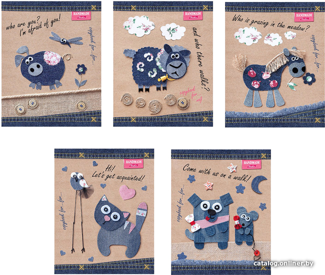 

Полуобщая тетрадь Hatber Handmade 24Т5В1 (24 л)