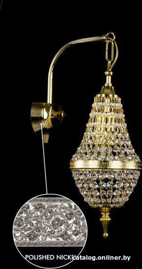 

Бра ArtGlass Iveta Full Cut Nickel Ce