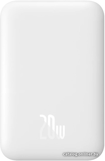 

Внешний аккумулятор Baseus Magnetic Wireless PPCX020002 6000mAh (белый)